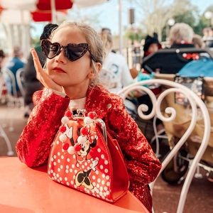 Jojo Siwa red sequined jacket sz m (7/8)